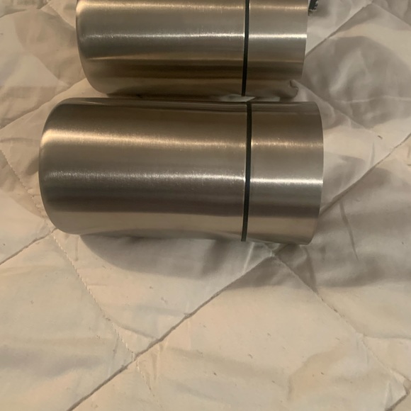 Car Ashtray with Lid 2 Pieces Stainless Steel Ashtrays, New in box. - Picture 8 of 8